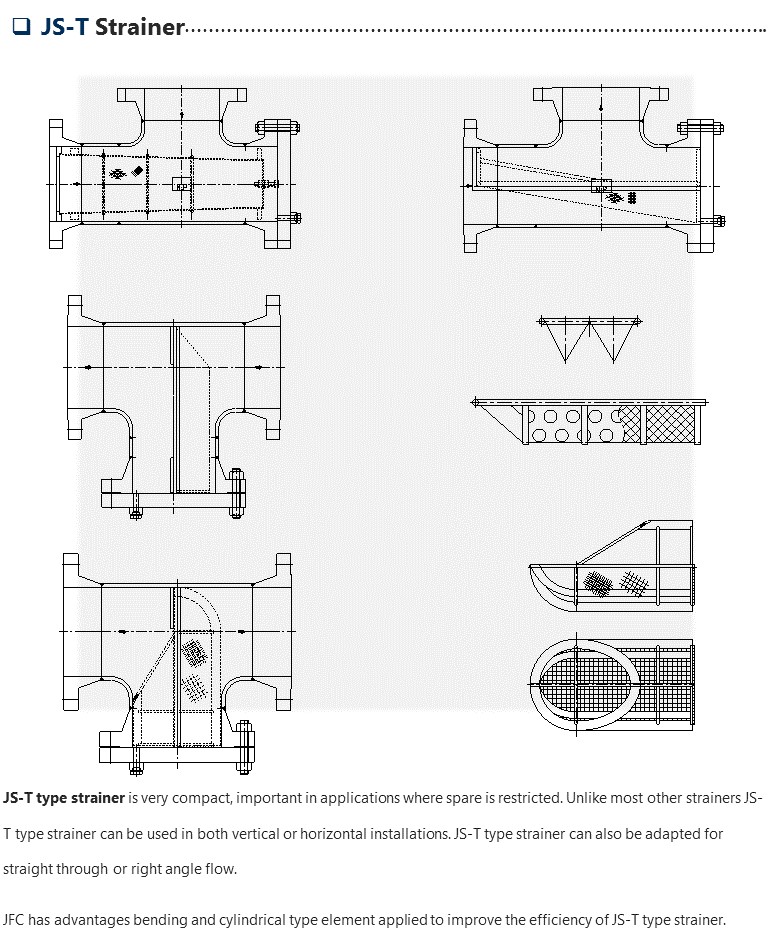 JS-T strainer